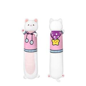 Cat Body Pillow Plush Long Body Plushie Cartoon Animals Soft Stuffed Animal New